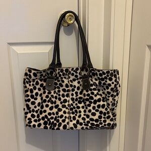 Boden Hair on Cowhide Leather Purse